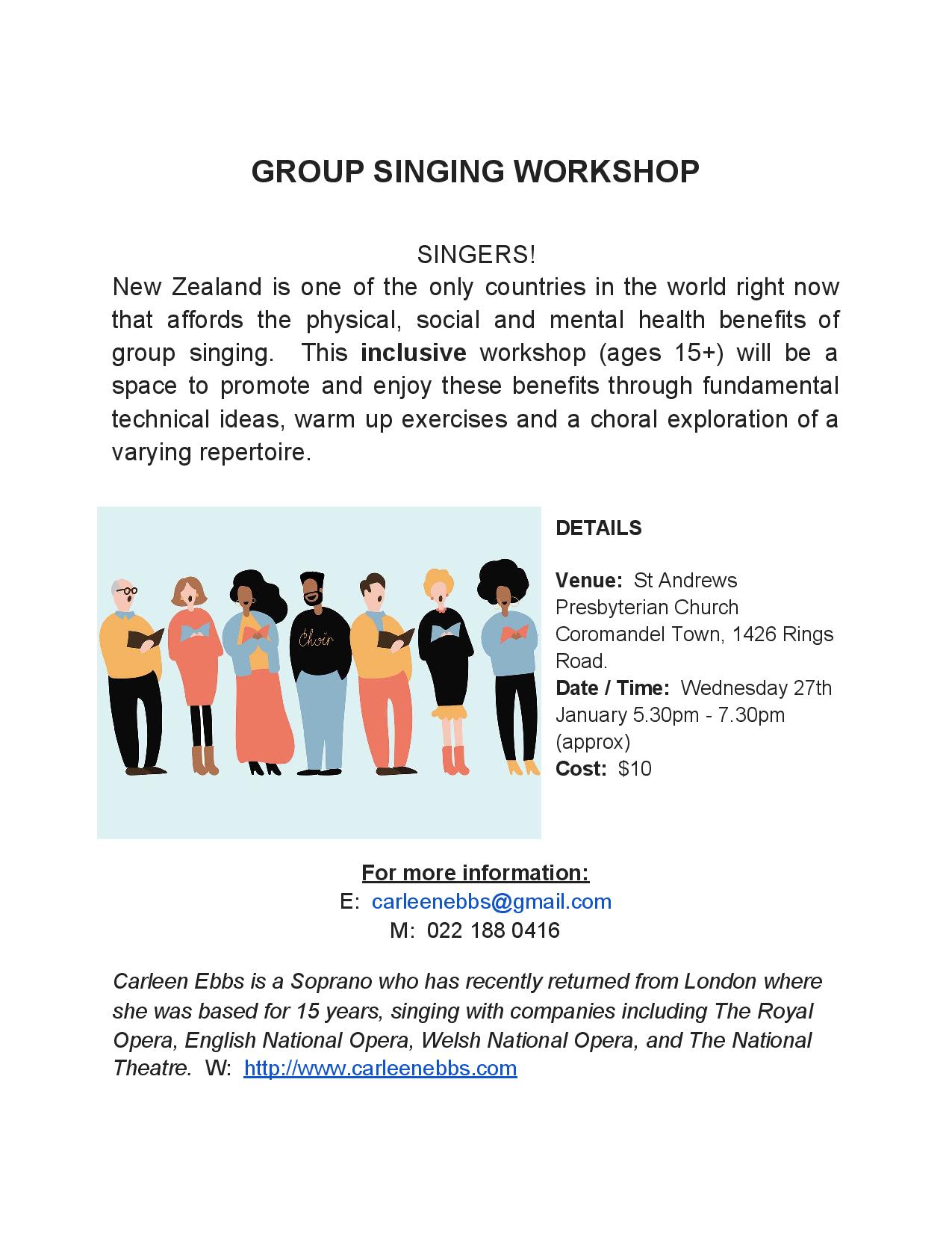 Group Singing Workshop