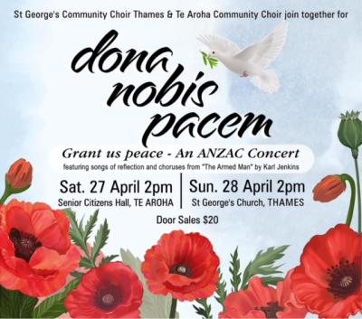 Anzac Concert: Donna Nobis Parcem - Grant us Peace