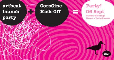 the coromandel  artbeat Launch Party & CoroCine Film Festival Kick-off