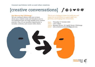 [Creative Conversations] Whitianga- Mercury Bay