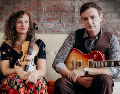 Bob McNeill & Emily Roughton at the Kauaeranga Hall