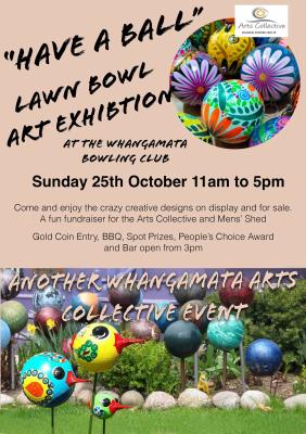 Have a Ball lawn bowl art exhibition